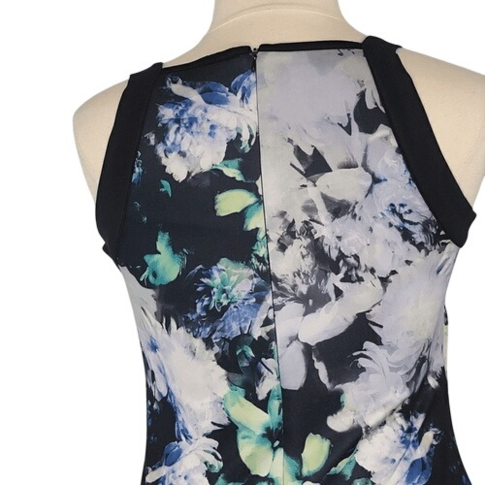 Ashley Stewart Black Floral Sleeveless‎ Dress - Picture 8 of 8